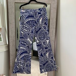 Blue and white Lily Pulitzer pants